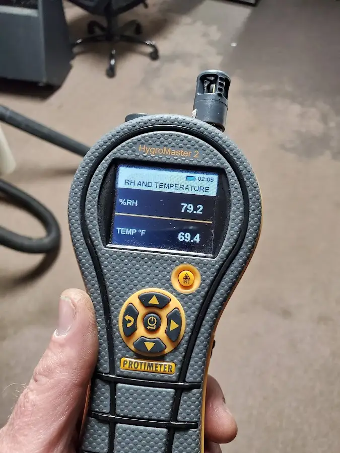 Moisture meter humidity assessment for Mold Remediation & Removal in Burnet